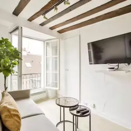 Apartment Coeur Du Marais - Place Des Vosges - Cathedrale Notre-dame De - Musee Du Louvre - 1 Bath - High - Speed Wifi - Free Parking - Baby Crib - Air Conditioning - Washing Machine - Pet Friendly - Lively Area - Paris, France *